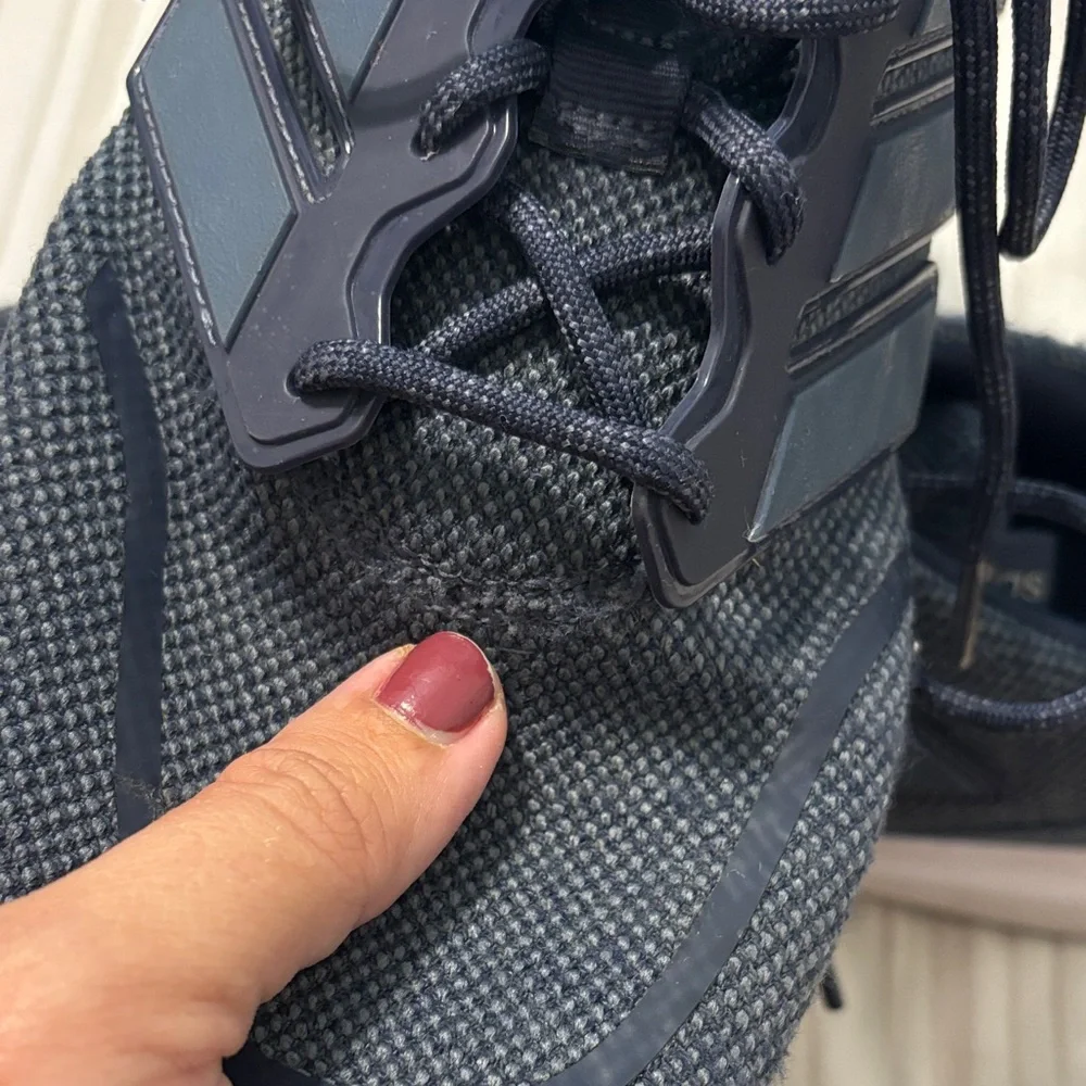Adidas Dark Blue Athletic Shoes